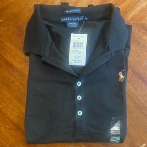 Skinny Polo by Ralph Lauren NWT Black